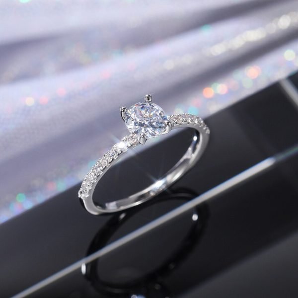 ALIANÇA DE CASAMENTO ANÉIS ETERNOS FEMININO BRILHANTE RODADO ZIRCÔNIA ANÉIS DE NOIVADO DE LUXO FINO ELEGANTE JÓIAS FEMININAS