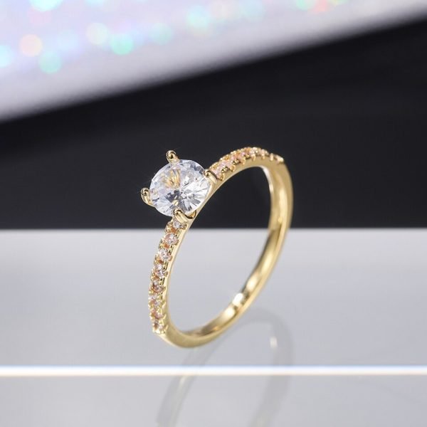 ALIANÇA DE CASAMENTO ANÉIS ETERNOS FEMININO BRILHANTE RODADO ZIRCÔNIA ANÉIS DE NOIVADO DE LUXO FINO ELEGANTE JÓIAS FEMININAS