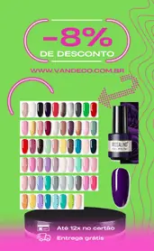 ESMALTE DE GEL NEON VERNIZ HIBRIDO SEMI PERMANENTE ART DESIGN BASE TOP ESMALTE UV GEL ESMALTE