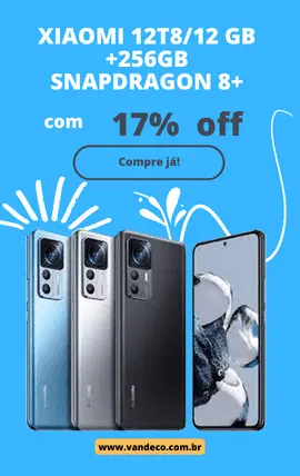 XIAOMI 12T PRO 8/12GB+256GB SNAPDRAGON 8+ 200MP