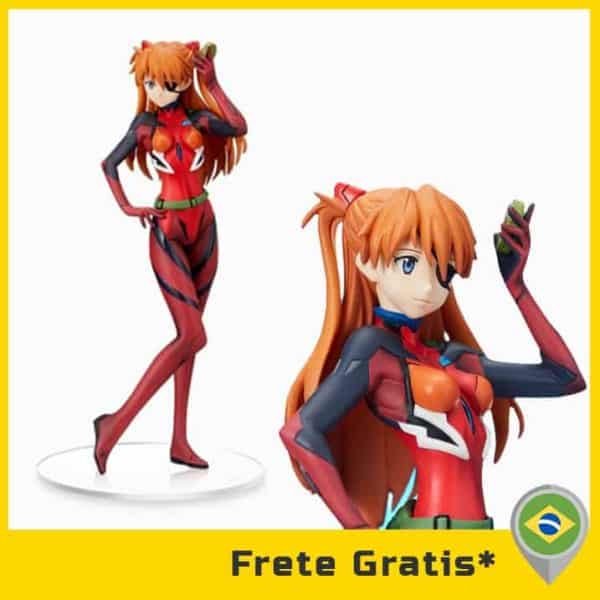 NEON GENESIS EVANGELION ORIGINAL ANIME FIGURA ASUKA SHIKINAM LANGLEY SORYU FIGURA DE AÇÃO BRINQUEDO COLECIONÁVEL